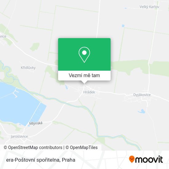 era-Poštovní spořitelna mapa