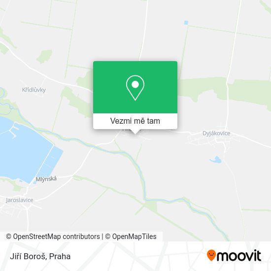 Jiří Boroš mapa