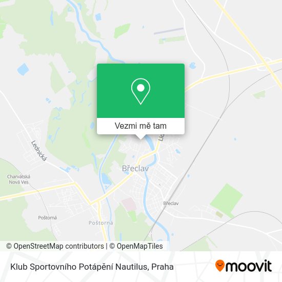 Klub Sportovního Potápění Nautilus mapa