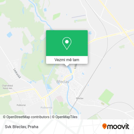 Svk Břeclav mapa