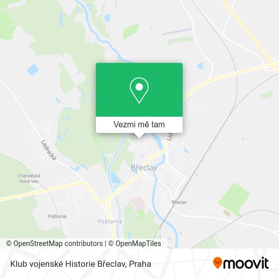 Klub vojenské Historie Břeclav mapa