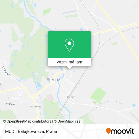 MUDr. Balajková Eva mapa