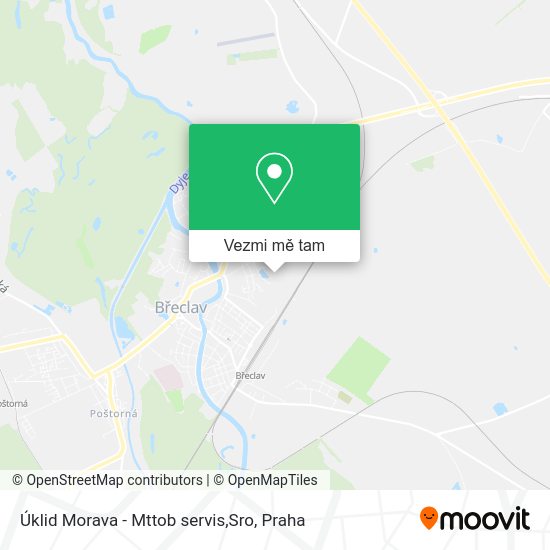 Úklid Morava - Mttob servis,Sro mapa