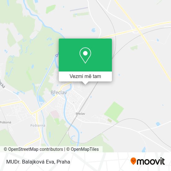 MUDr. Balajková Eva mapa