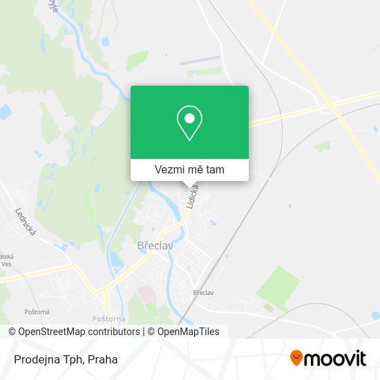 Prodejna Tph mapa
