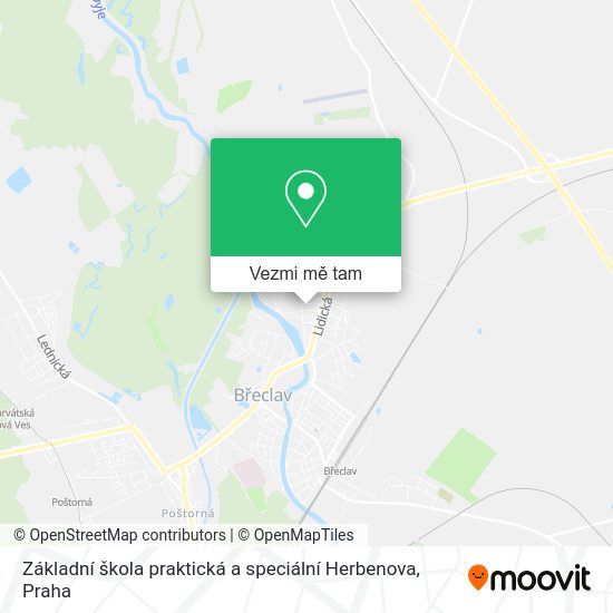 Základní škola praktická a speciální Herbenova mapa