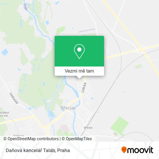 Daňová kancelář Taláb mapa