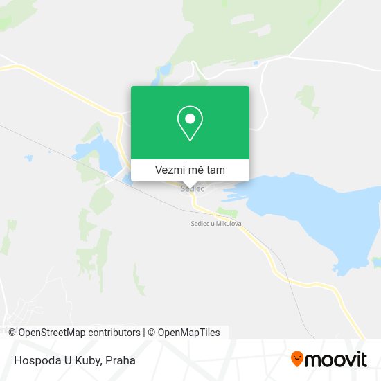 Hospoda U Kuby mapa