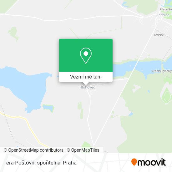 era-Poštovní spořitelna mapa