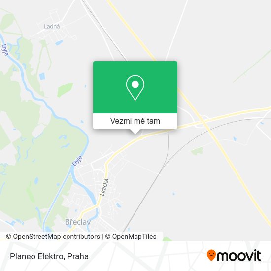 Planeo Elektro mapa