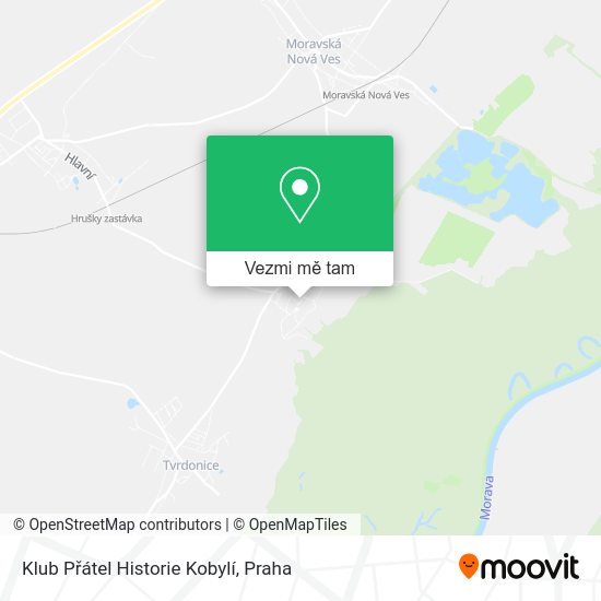 Klub Přátel Historie Kobylí mapa