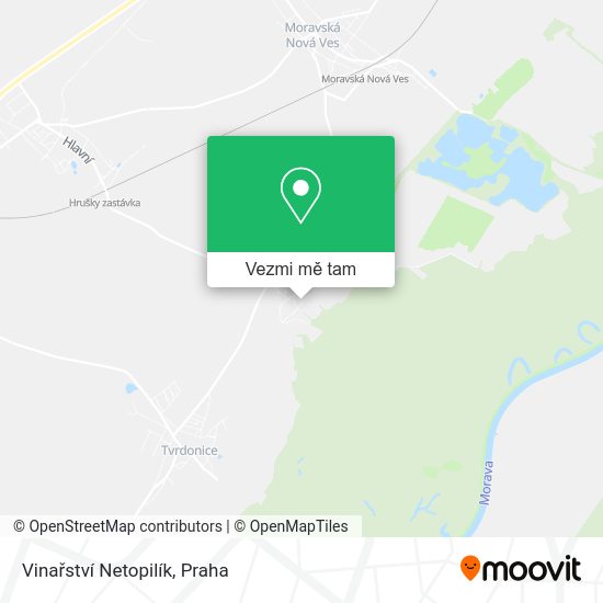 Vinařství Netopilík mapa