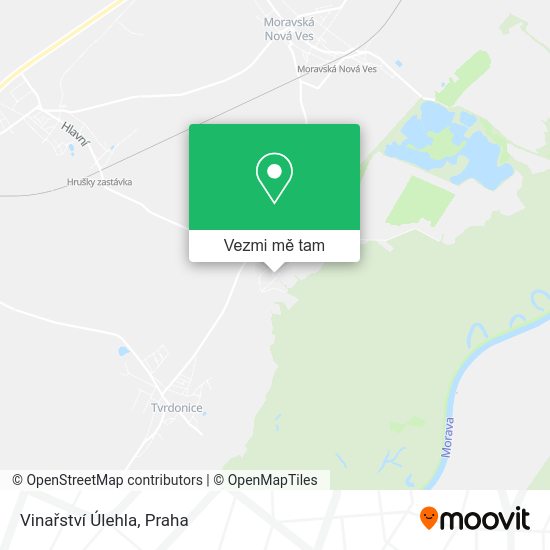 Vinařství Úlehla mapa