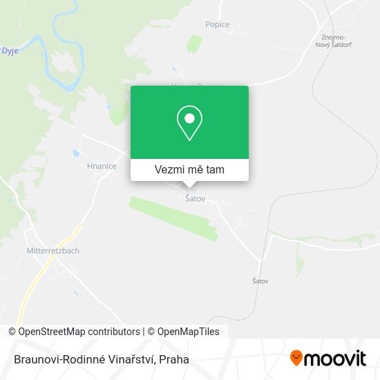 Braunovi-Rodinné Vinařství mapa
