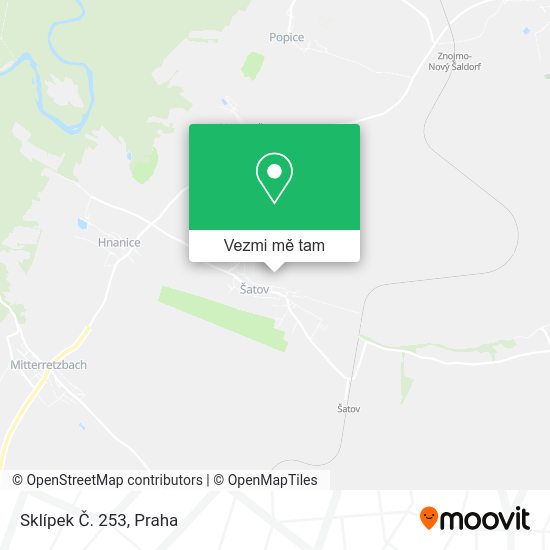 Sklípek Č. 253 mapa