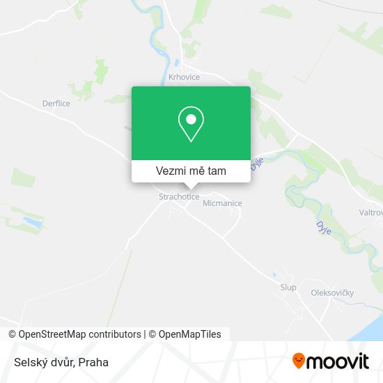 Selský dvůr mapa