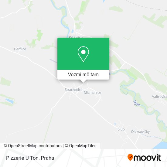 Pizzerie U Ton mapa