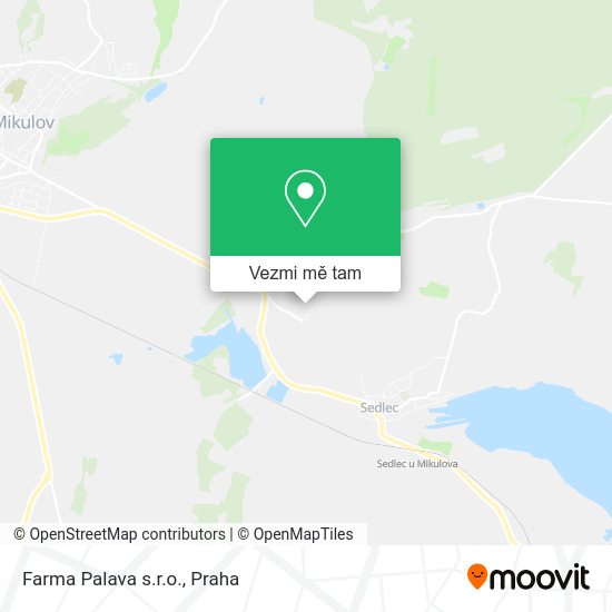 Farma Palava s.r.o. mapa