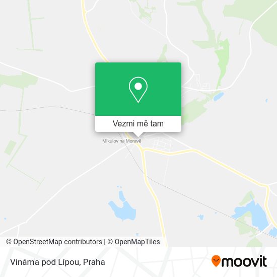Vinárna pod Lípou mapa