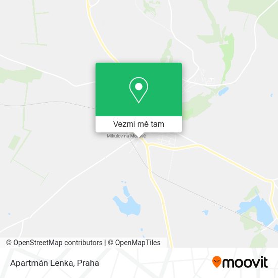 Apartmán Lenka mapa