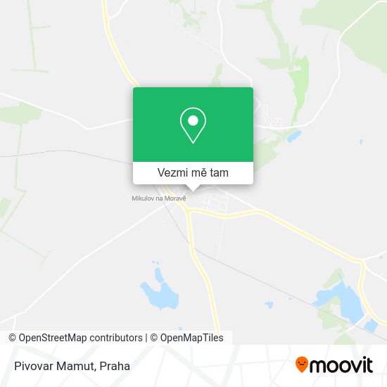 Pivovar Mamut mapa