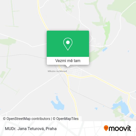 MUDr. Jana Teturová mapa