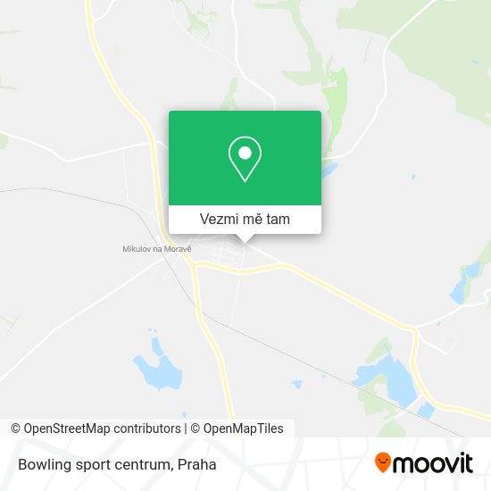 Bowling sport centrum mapa