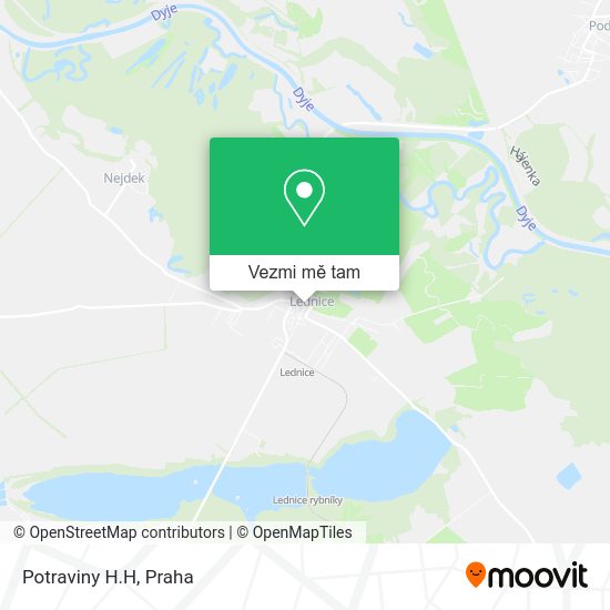 Potraviny H.H mapa
