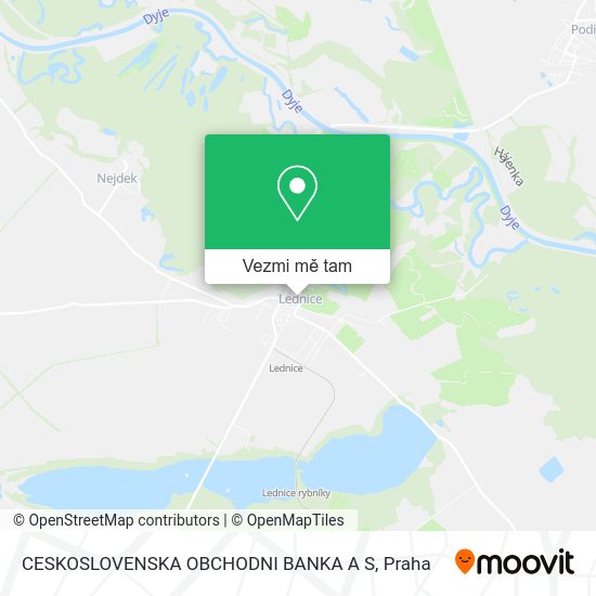 CESKOSLOVENSKA OBCHODNI BANKA A S mapa