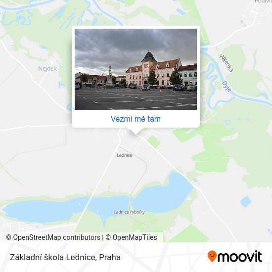 Základní škola Lednice mapa