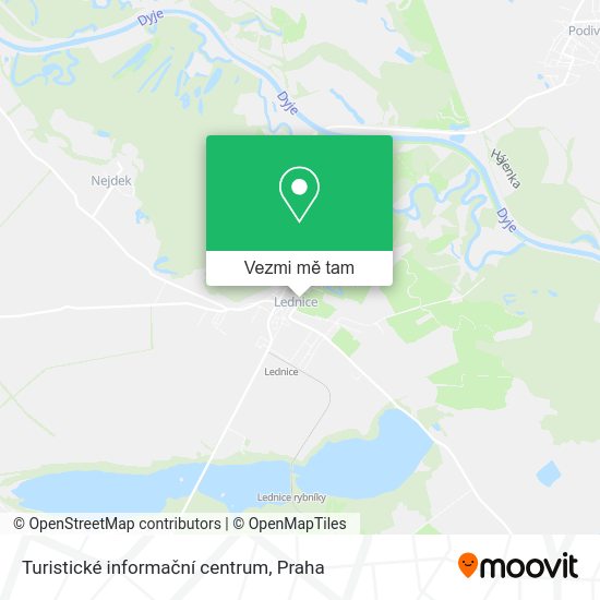 Turistické informační centrum mapa