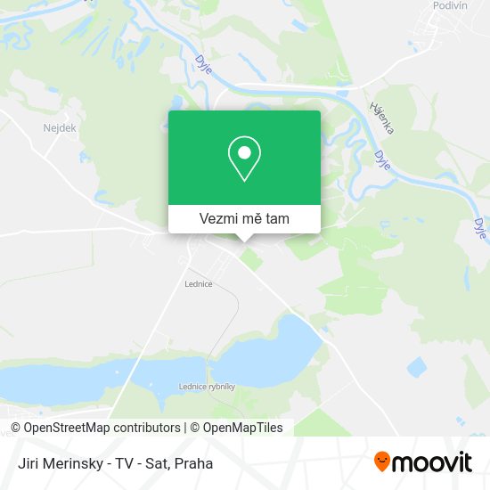 Jiri Merinsky - TV - Sat mapa