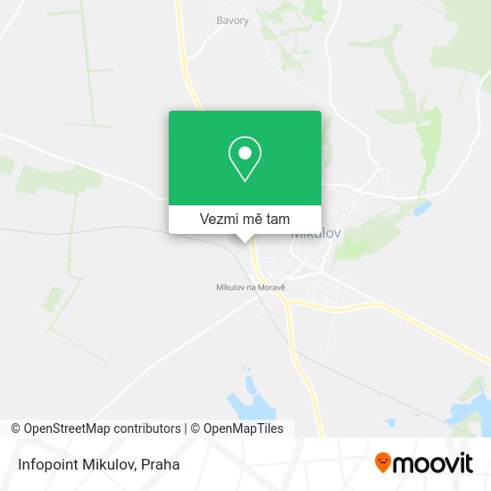 Infopoint Mikulov mapa