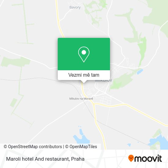 Maroli hotel And restaurant mapa