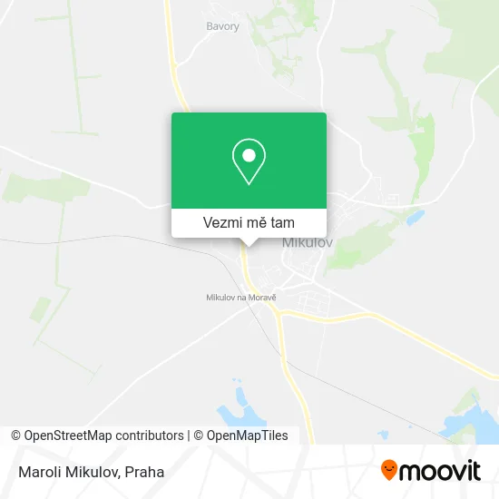 Maroli Mikulov mapa