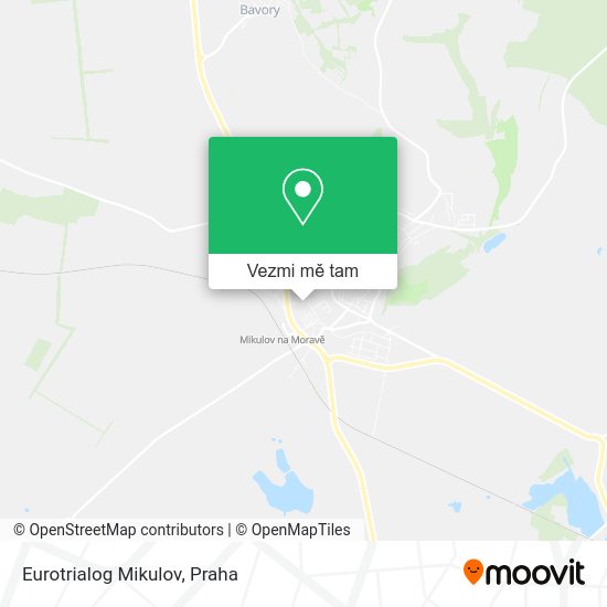 Eurotrialog Mikulov mapa