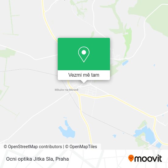 Ocni optika Jitka Sla mapa