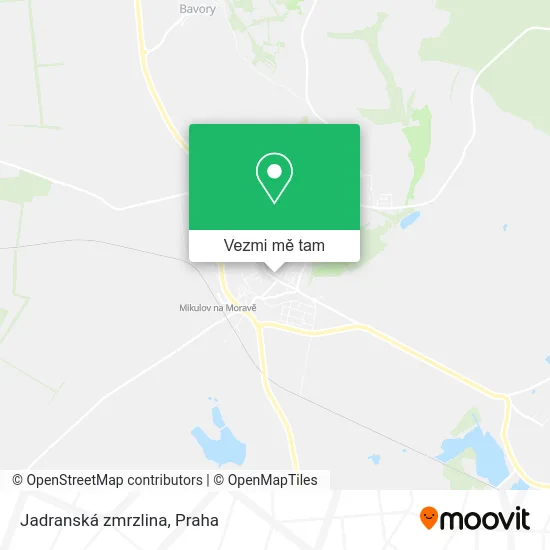Jadranská zmrzlina mapa
