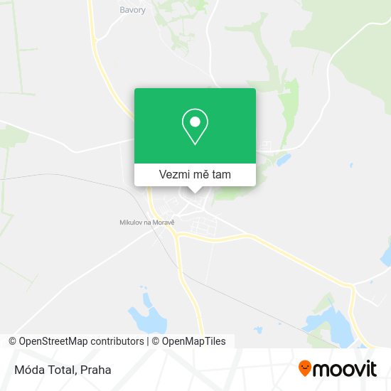 Móda Total mapa