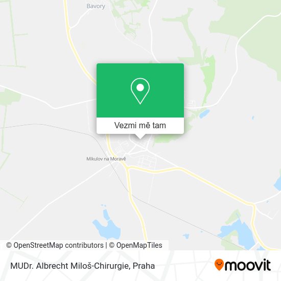 MUDr. Albrecht Miloš-Chirurgie mapa