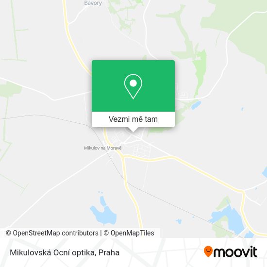 Mikulovská Ocní optika mapa