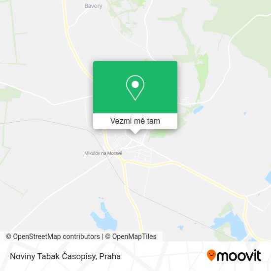 Noviny Tabak Časopisy mapa