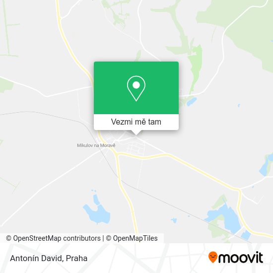 Antonín David mapa