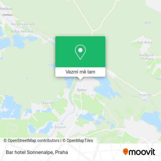 Bar hotel Sonnenalpe mapa