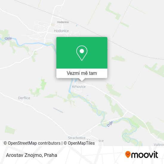 Arostav Znojmo mapa