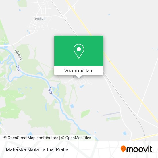 Mateřská škola Ladná mapa