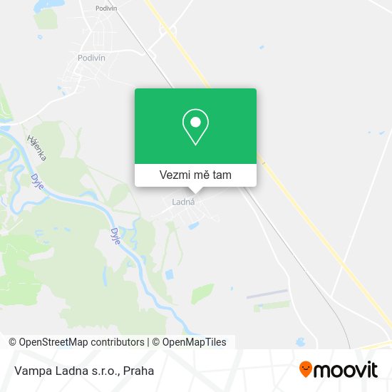 Vampa Ladna s.r.o. mapa