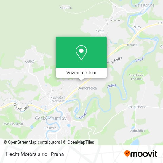 Hecht Motors s.r.o. mapa