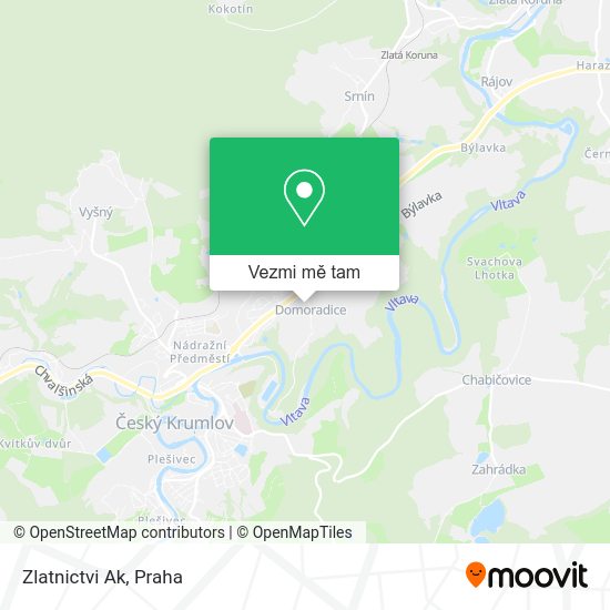 Zlatnictvi Ak mapa