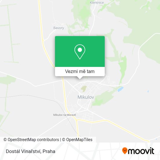Dostál Vinařství mapa